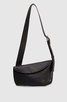 Черная кожаная сумка T-Bar с логотипом