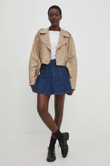 Куртка Answear.LAB женская цвет бежевый переходная Куртка Answear.LAB женская цвет бежевый переходная