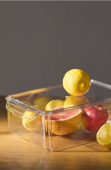 Контейнер для їжі в холодильник - clear