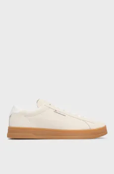 Женские бежевые замшевые сникерсы TJW COURT SNEAKER SUEDE Бежевый 37 Tommy Jeans EN0EN02563
