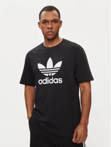 adidas Футболка adicolor Trefoil IU2364 Чорний Regular Fit adidas Футболка adicolor Trefoil IU2364 Чорний Regular Fit