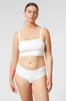 Женские белые трусики-хипстеры PUREFIT WECARE Белый S Etam 6532041