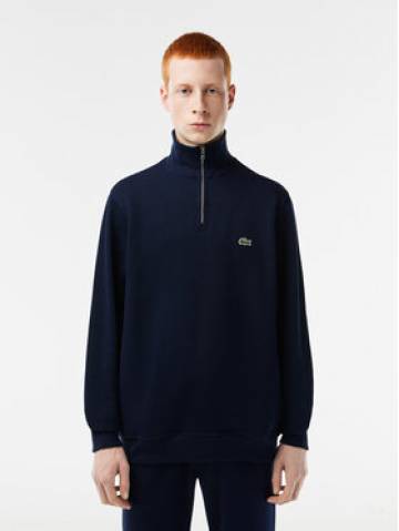 Lacoste Світшот SH1927 Cиній Classic Fit Lacoste Світшот SH1927 Cиній Classic Fit