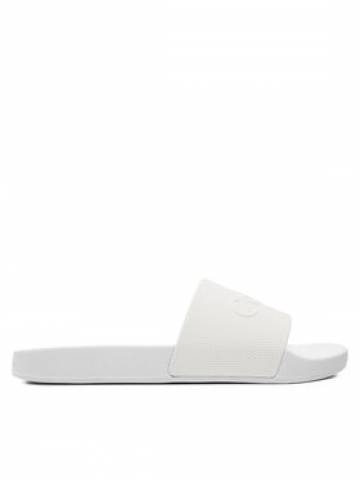 Calvin Klein Шльопанці Pool Slide Rubber HM0HM00636 Білий Calvin Klein Шльопанці Pool Slide Rubber HM0HM00636 Білий