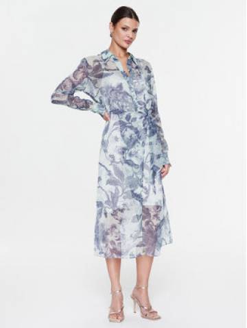 Guess Сукня-сорочка W3RK18 WDW52 Голубий Regular Fit Guess Сукня-сорочка W3RK18 WDW52 Голубий Regular Fit