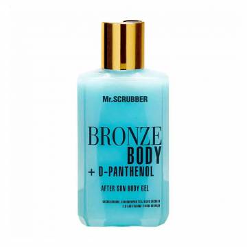 Успокаивающий увлажняющий гель после загара Mr.Scrubber Bronze Body D-Panthenol After Sun Body Gel, 100 мл Успокаивающий увлажняющий гель после загара Mr.Scrubber Bronze Body D-Panthenol After Sun Body Gel, 100 мл