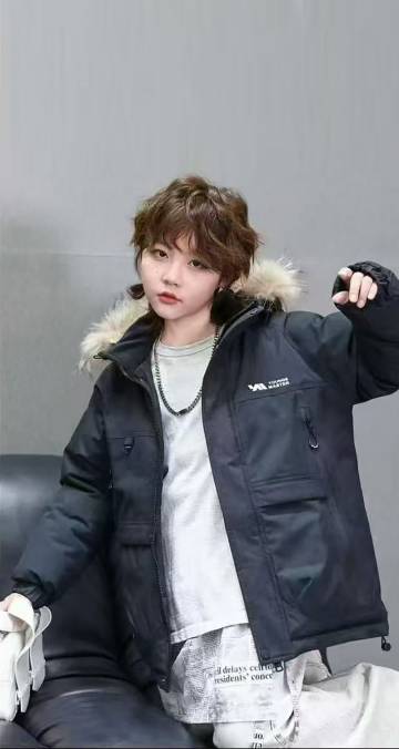 Дитячі куртки Lemanta Чорна куртка парка 134 см (25001)