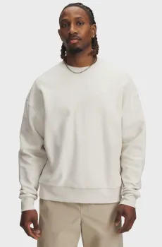 Мужской белый свитшот UA Icon Rev Terry Crew Белый XL Under Armour 6003942-110
