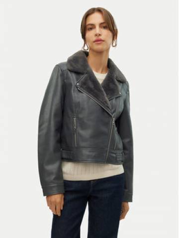 Vero Moda Куртка зі штучної шкіри Hailey 10250405 Сірий Regular Fit Vero Moda Куртка зі штучної шкіри Hailey 10250405 Сірий Regular Fit