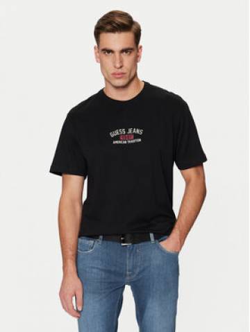 Guess Jeans Футболка M5RI77 K8FQ4 Чорний Regular Fit Guess Jeans Футболка M5RI77 K8FQ4 Чорний Regular Fit