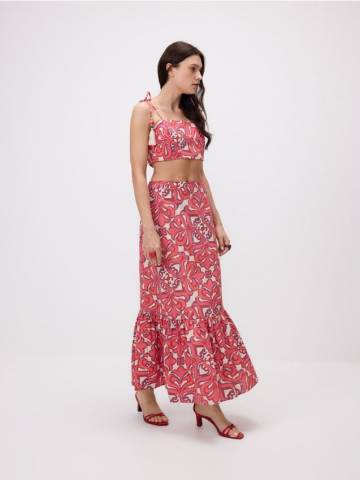 Reserved - Мідіспідниця - різнобарвний - 737II-MLC