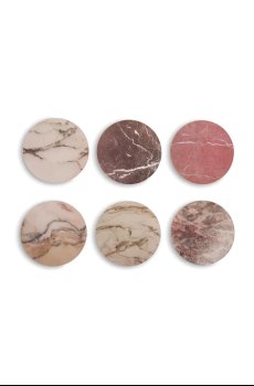 Набор подставок под стаканы &k amsterdam marble set 6 шт