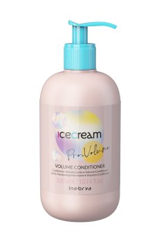 Кондиционер Inebrya Ice Cream Pro-Volume Conditioner pH 4.5, для объема тонких волос, с аргинином, 300 мл