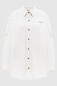 Джинсовая рубашка Star цвета айвори
