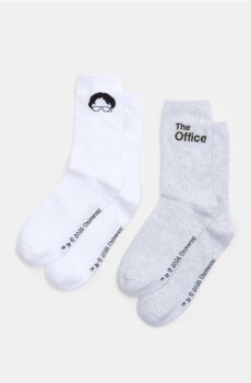 Шкарпетки, 2 пари The Office - різнобарвний