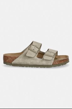 Замшевые шлепанцы Birkenstock Arizona