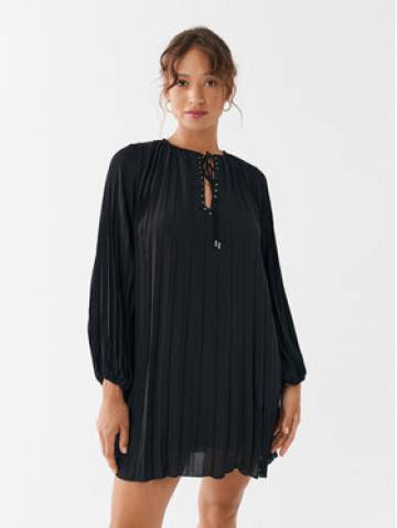 Liu Jo Повсякденна сукня MF3399 T0414 Чорний Relaxed Fit Liu Jo Повсякденна сукня MF3399 T0414 Чорний Relaxed Fit