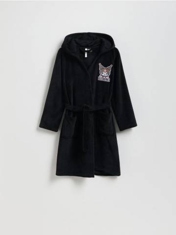 Reserved - Халат з каптуром Kuromi - чорний - 217GE-99X Reserved - Халат з каптуром Kuromi - чорний - 217GE-99X