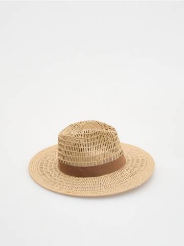 Reserved - Соломенная шляпа - пшеничний - 699CO-12X
