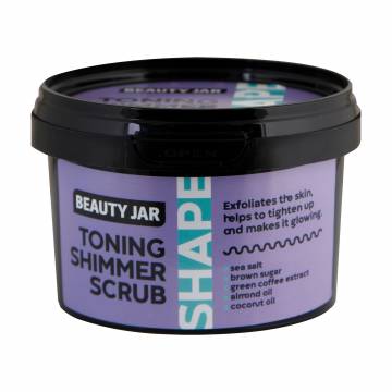 Соляной скраб-шиммер для тела Beauty Jar Shape Toning Shimmer Scrub, 360 г Соляной скраб-шиммер для тела Beauty Jar Shape Toning Shimmer Scrub, 360 г