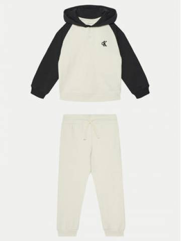 Calvin Klein Jeans Спортивний костюм IN0IN00263 Écru Regular Fit Calvin Klein Jeans Спортивний костюм IN0IN00263 Écru Regular Fit