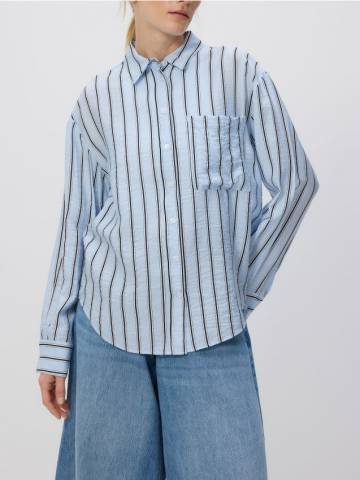 Reserved - LADIES` SHIRT - блідо-бірюзовий - 401FH-06X Reserved - LADIES` SHIRT - блідо-бірюзовий - 401FH-06X