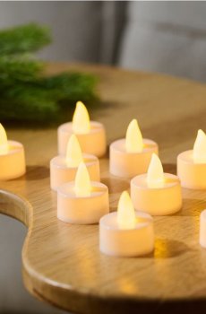 LED ліхтарики, набір з 10 штук - білий