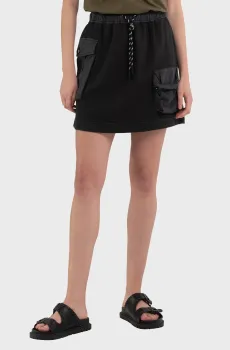 Женская черная юбка Черный XL Replay W9873 .000.10307