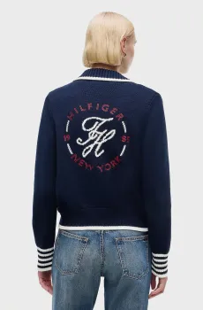 Женский темно-синий кардиган NAUTICAL Синий S Tommy Hilfiger WW0WW50121