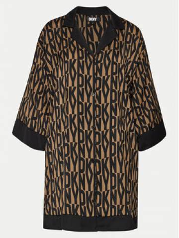 DKNY Нічна сорочка YI00017 Коричневий Regular Fit DKNY Нічна сорочка YI00017 Коричневий Regular Fit