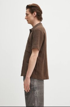 Хлопковая рубашка Norse Projects Gustav Crochet Jersey Shirt