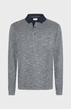 Мужское серое поло с узором Серый 3XL Pierre Cardin PC.-C5 31164.3110