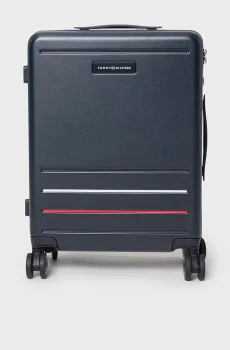 Темно-синий чемодан 55 см TH CABIN SIZE SUITCASE Синий ONESIZE Tommy Hilfiger AU0AU01973
