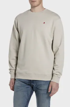 Мужской светло-серый свитшот Серый XXL Replay M3106 .000.23802