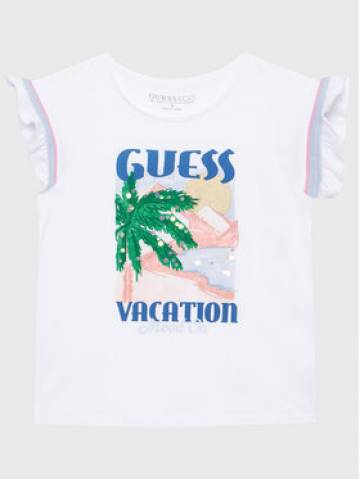 Guess Футболка J3GI26 K8HM0 Білий Regular Fit Guess Футболка J3GI26 K8HM0 Білий Regular Fit