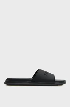 Мужские черные слайдеры DUAL DENSITY Черный 46 Tommy Hilfiger FM0FM05797