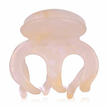 Заколка-краб для волос O-la-la кремовая, 1 шт (24N)OV59 1,4-1)