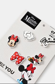 Детские значки для обуви Crocs Minnie Dress 5PK 5 шт