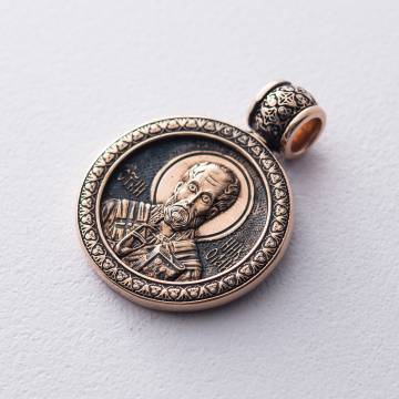 Подвеска "Икона Святителя Николая Чудотворца" п01214 Подвеска "Икона Святителя Николая Чудотворца" п01214