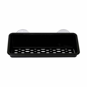 Полочка Ekodeo Polo прямоугольная, черная (L9118BK)