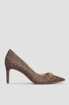 Женские коричневые лодочки с узором TIFFANIE MID FLEX PUMP Коричневый 40 Michael Kors 40T4TFMP1B
