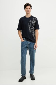 Хлопковая футболка Armani Exchange