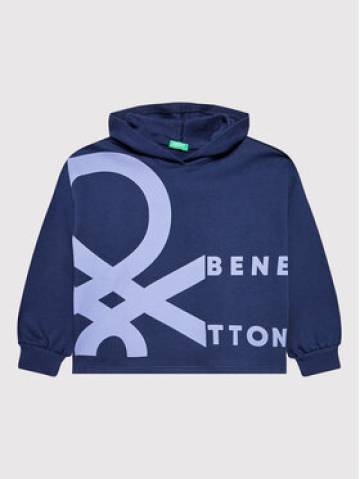 United Colors Of Benetton Світшот 3J68C200U Cиній Boxy Fit United Colors Of Benetton Світшот 3J68C200U Cиній Boxy Fit