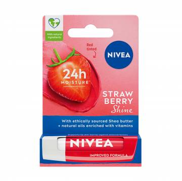 Бальзам-уход для губ NIVEA Strawberry Shine, 4.8 г Бальзам-уход для губ NIVEA Strawberry Shine, 4.8 г