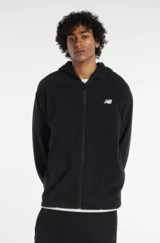 Мужское черное худи Polar Fleece Черный XL New Balance MJ53800BK