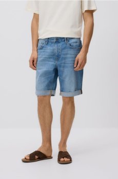 Reserved - Джинсові шорти slim fit - синій - YV416-55J