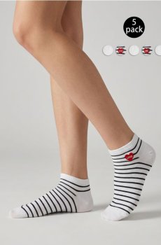 Шкарпетки, 5 пар - різнобарвний
