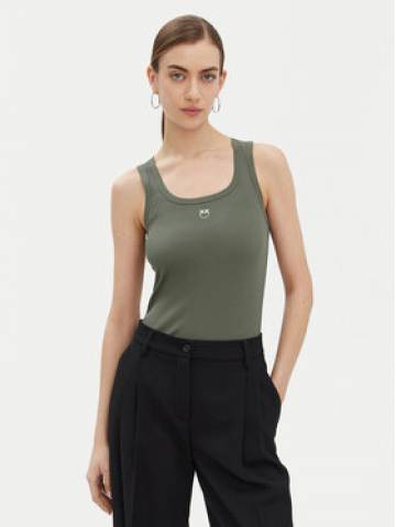 PINKO Топ Calcolatore 100807 Зелений Regular Fit PINKO Топ Calcolatore 100807 Зелений Regular Fit