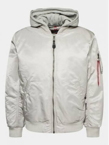 Alpha Industries Куртка бомбер Ma-1 ZH Back Emb 138105 Сірий Regular Fit Alpha Industries Куртка бомбер Ma-1 ZH Back Emb 138105 Сірий Regular Fit
