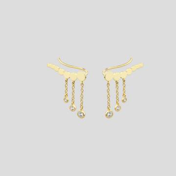 Серебряные серьги с позолотой Minimal E7340(п) Серебряные серьги с позолотой Minimal E7340(п)